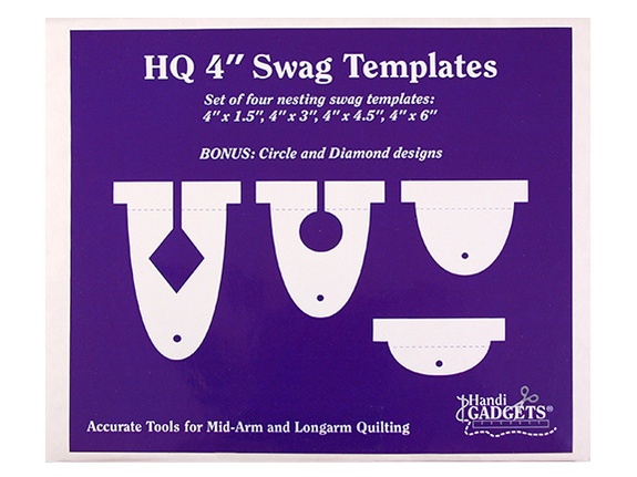4″ Swag Template Set