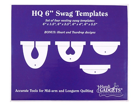 HQ Swiss Cheese Template Ruler for Quilting Handi Quilter 1/4 Inch Thick 
